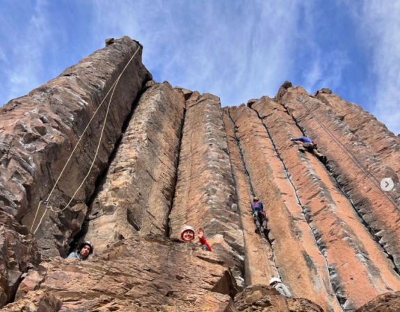 Outdoor bouldering 