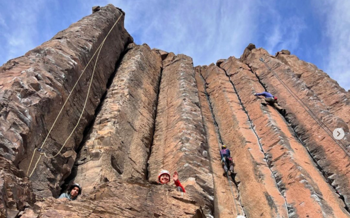 Outdoor bouldering 