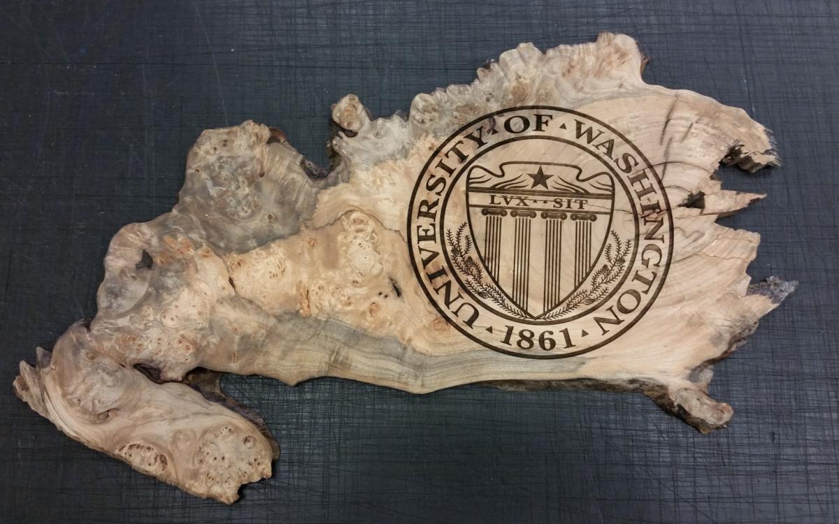 Salvage wood plaque 