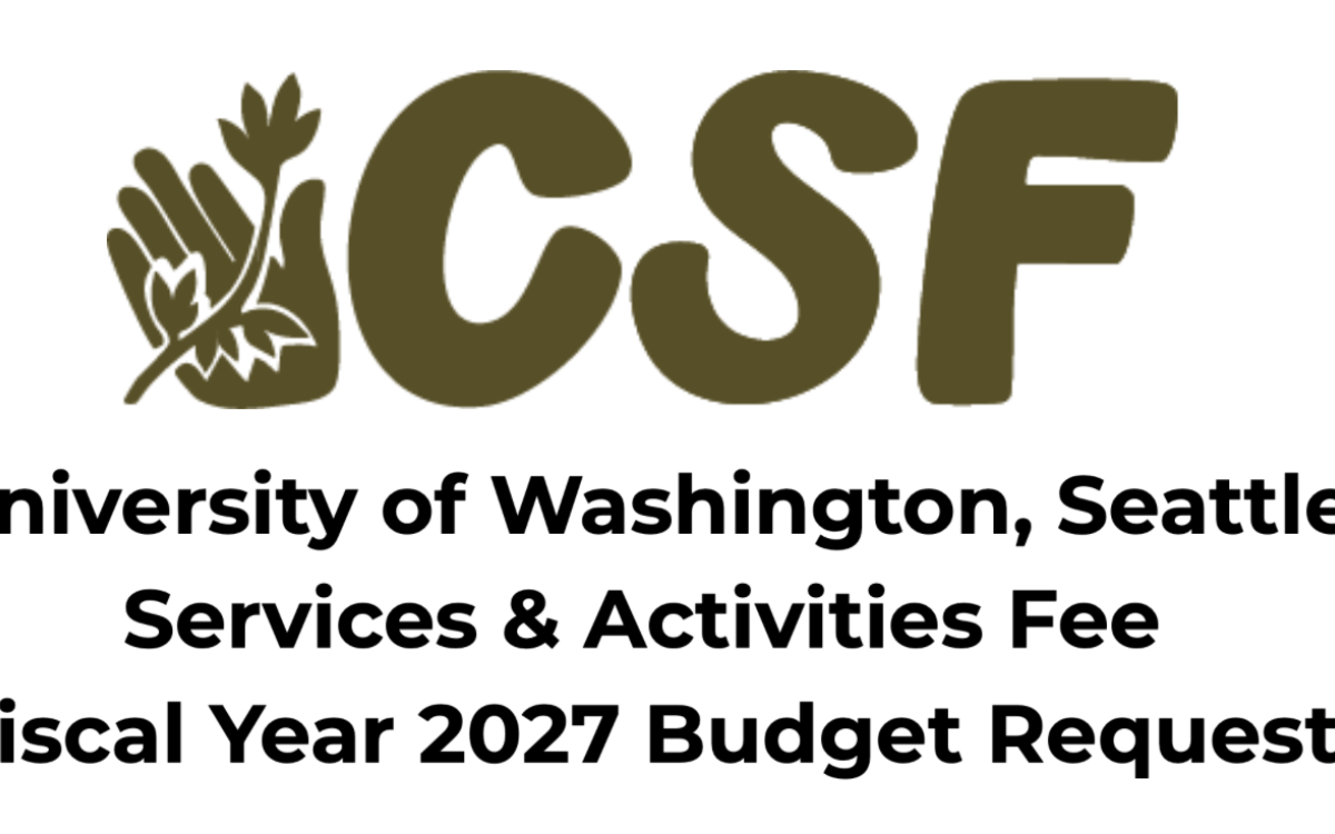 CSF logo with on the SAF budget request packet